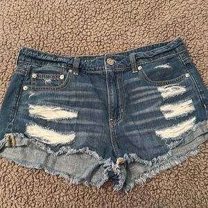 AE denim short size 8